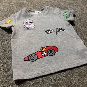 Lola + The Boys thick‎ cotton race car shirt size 6 amazing condition